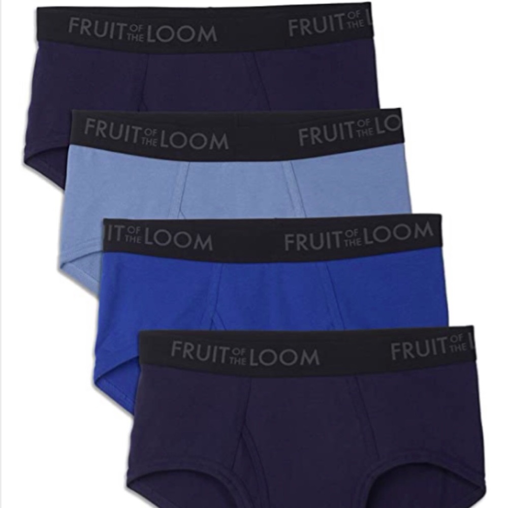 Fruit of the Loom Mens Breathable Underwear Briefs, Cotton Mesh 4 Pack, Medium